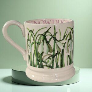 Emma Bridgewater Snowdrops Flowers Small 1st Quality Porcelain Mug